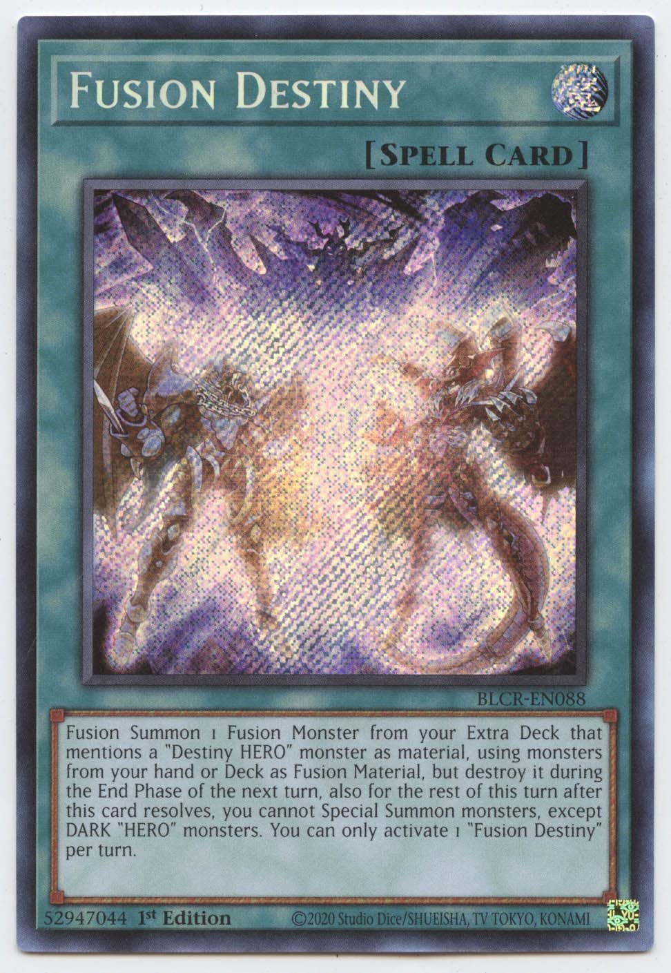 Amazon.com: Fusion Destiny - BLCR-EN088 - Secret Rare - 1st